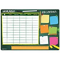 Grupo Erik Editores TSEH134 - Vade sobremesa con diseño horario escolar